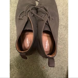Men’s Good fellow suede grey boots size 101/2